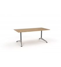 Modulus Single Post Fixed Meeting Table 1800x900 - Check Listing**