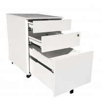 Slim Metal Mobile Pedestal with Lock - 300W