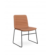 Nikola Visitor Chair PU - Tan Or Black 