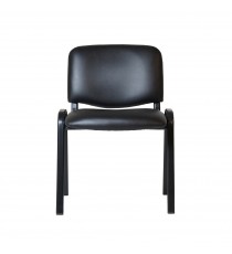 Nova Visitor Chair - Black PU