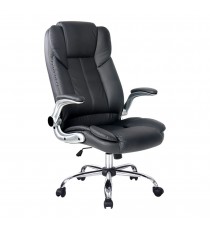 High Back Executive Office Chair with Flip Up Arms