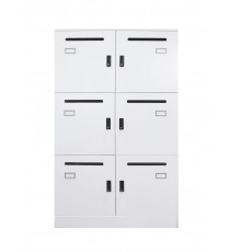Go Mail Slot Office Locker Unit 6 Doors