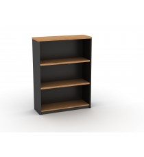 Medium Open Bookcase 1200H BEECH - And 5 Colours
