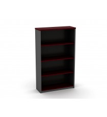 Medium Open Bookcase 1200H Redwood - And 5 Colours