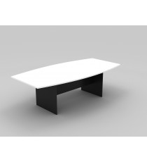  Boat Shaped Boardroom Meeting Table 2400W - 5 Colours