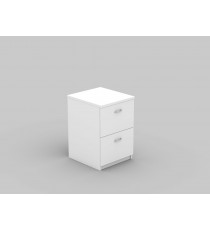 2 Drawer Filing Cabinet White - 4 Colours