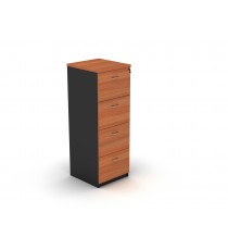 4 Drawers Filing Cabinet CHERRY - 5 Colours