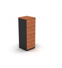 4 Drawers Filing Cabinet Cherry - 5 Colours