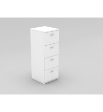 4 Drawers Filing Cabinet WHITE - 5 Colours