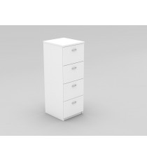 4 Drawers Filing Cabinet White - 5 Colours