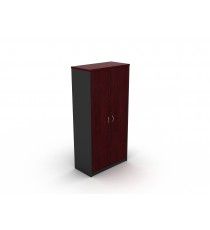 Full Door Stationery Cupboard 1800 Redwood - 5 Colours