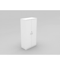 Full Door Stationery Cupboard 1800 WHITE - 5 Colours