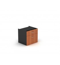 Fixed Pedestal 2 Drawers With Lock Che - 5 Colours