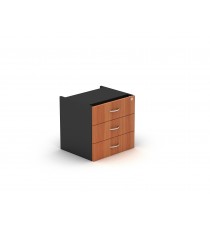 Fixed Pedestal 3 Drawers With Lock Che - 5 Colours