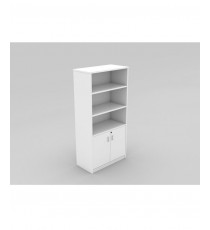 Half Door Stationery Cupboard WHITE - 5 Colours