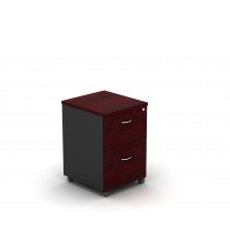 Mobile Pedestal 2 Drawers Red - 5 Colours