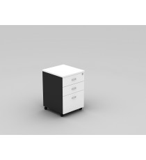 Mobile pedestal 3 drawers With Lock WCH - 5 Colours