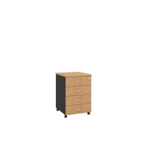 Mobile Pedestal 4 Drawers Bee - 5 Colours
