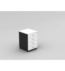 Mobile Pedestal 4 Drawers WCH - 5 Colours