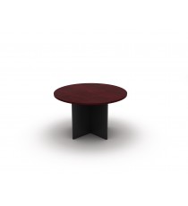 Round Meeting Table 900 with Cross Base - 5 Colours