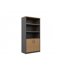 Premium Half Door Stationery Cupboard 1800 Regal - 3 Colours
