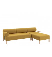 Pebbles Corner Sofa With Side table