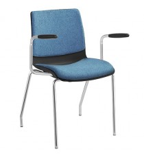 Pod Visitor Chair Steel Leg Frame - 2 Options