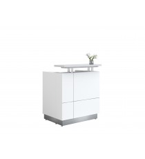 KENT Recptionist Counter White