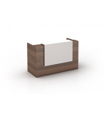 Opal Reception Counter - Casnan Walnut 1800