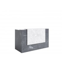 Opal Reception Counter Marble Laminate 1800