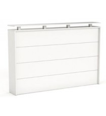 Straight Reception Desk Pop Top Facade 1800