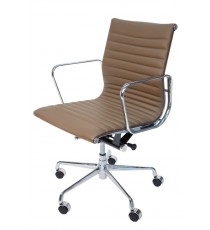Skot Mid Back Leather Meeting Chair - Projects only