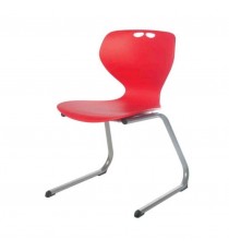 Roswell School Chair - Silver Cantilever Frame