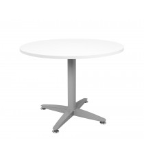Rapid Star 4 Round Meeting Table 900 Chrome - Check Stock