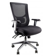 Seville Mesh Back Task Chair - Chrome Frame