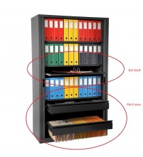 Go Roll Out File Frame For Tambour Door - 2 Sizes