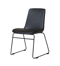 Tempo Visitor Chair - Black PU