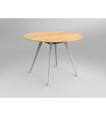 Team Black Round Meeting Table 900 - Many Sizes