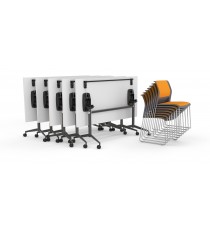 Uni Flip Mobile Meeting Table 1500