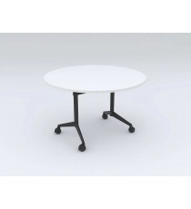 Uni Flip Round Mobile Meeting Table 1200