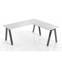 Vee Contract L-Shaped Corner Worstation 1500