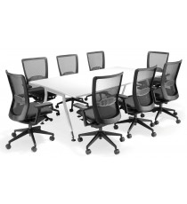 Vector Boardroom Table 2400 x 1200 - Many Sizes 