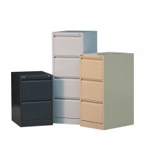 Stronghold Vertical Metal Filing Cabinet - 3 Sizes Check