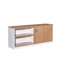 Premium Walnut Sliding Door Credenza 1800W - Virgina Walnut