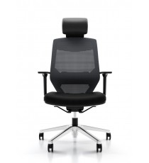 Vogue High Back Executive Chair - Aluminium Base
