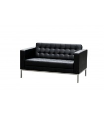 Como 2 Seater Leather Lounge