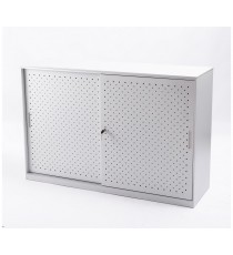 Go Perforated Sliding Door Cupboard - 2 Colours