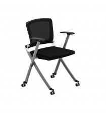 Zigg Mesh Back Training Chair with arms - CLEARANCE