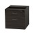 Fixed Pedestal 2 Drawers With Lock - Blackened Linewood