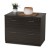 2 Drawers Lateral Filing Cabinet - Blackened Linewood
